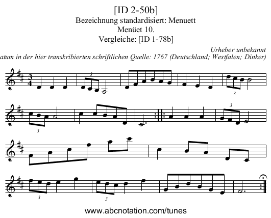 [ID 2-50b] - staff notation