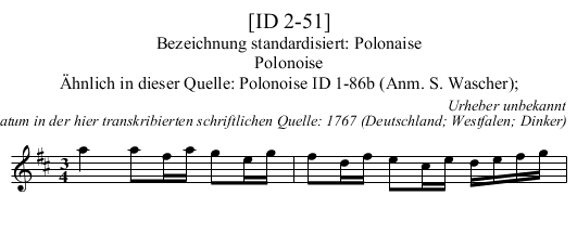 [ID 2-51] - staff notation