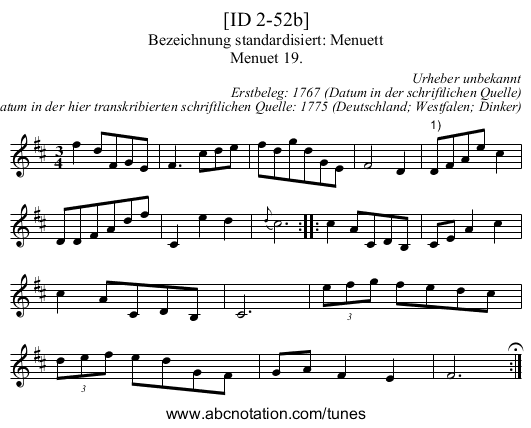 [ID 2-52b] - staff notation