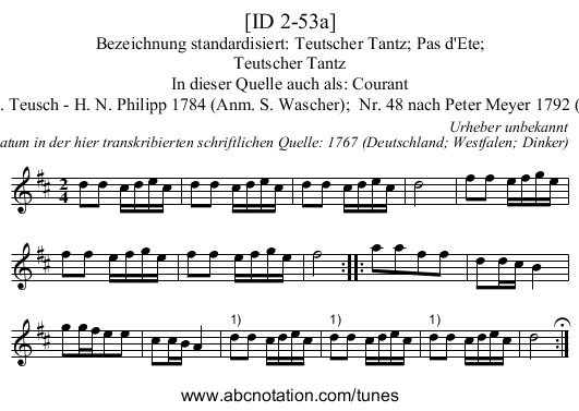 [ID 2-53a] - staff notation