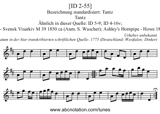 [ID 2-55] - staff notation