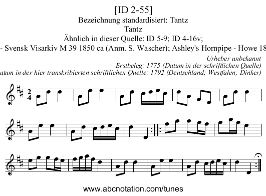 [ID 2-55] - staff notation