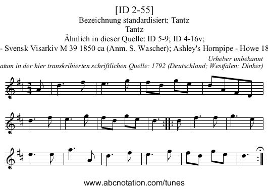 [ID 2-55] - staff notation