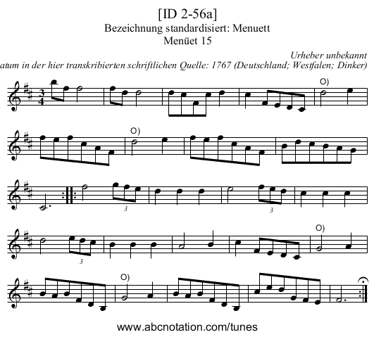 [ID 2-56a] - staff notation