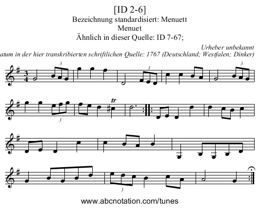 [ID 2-6] - staff notation