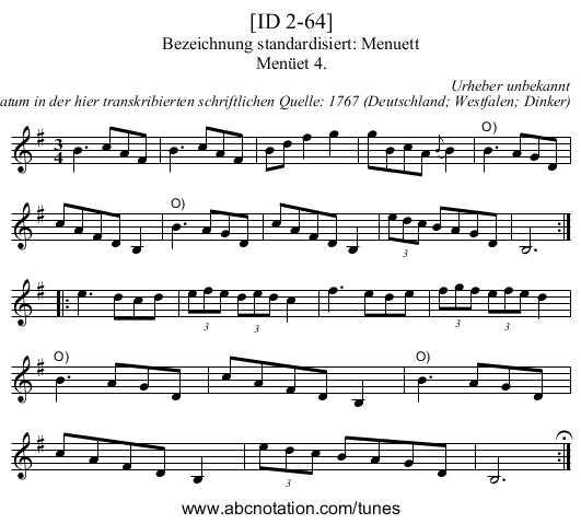 [ID 2-64] - staff notation