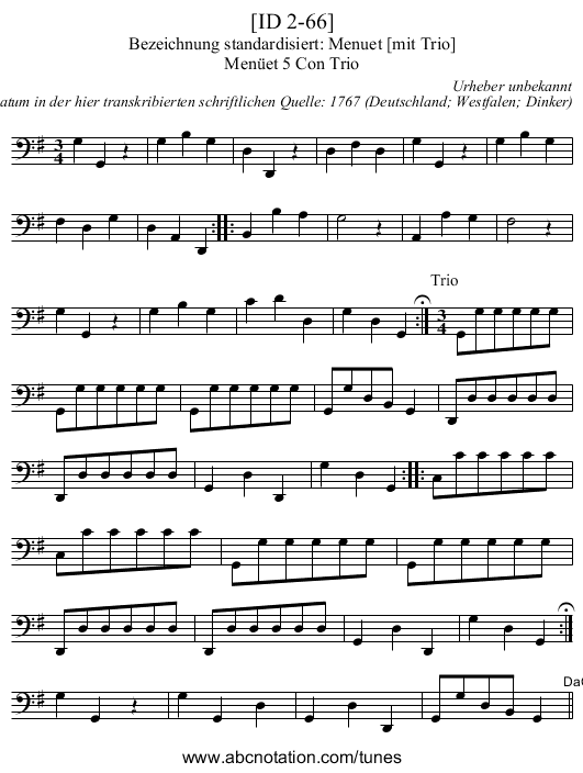 [ID 2-66] - staff notation