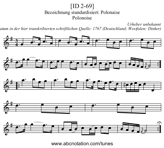 [ID 2-69] - staff notation