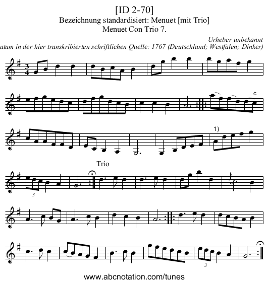 [ID 2-70] - staff notation