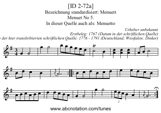 [ID 2-72a] - staff notation