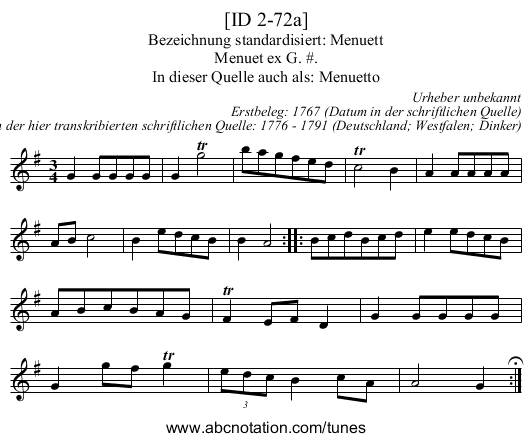 [ID 2-72a] - staff notation
