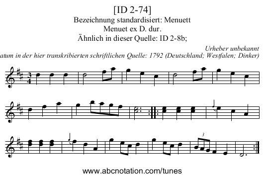 [ID 2-74] - staff notation