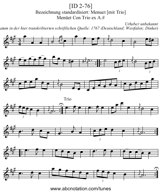 [ID 2-76] - staff notation