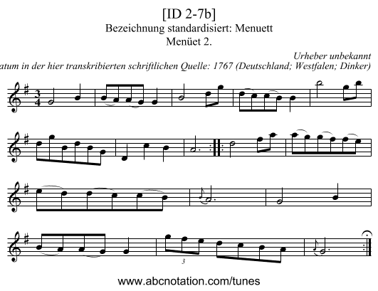 [ID 2-7b] - staff notation