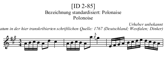[ID 2-85] - staff notation