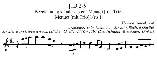 [ID 2-9] - staff notation