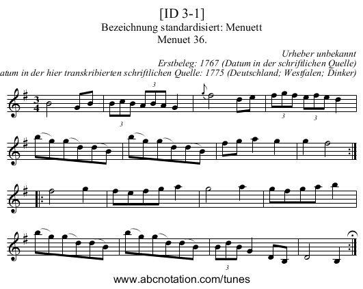 [ID 3-1] - staff notation