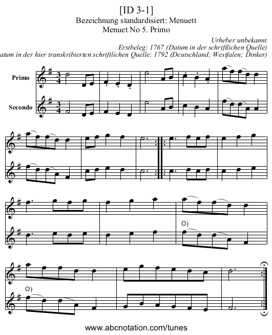 [ID 3-1] - staff notation