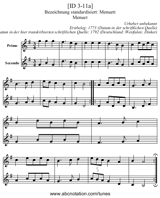 [ID 3-11a] - staff notation