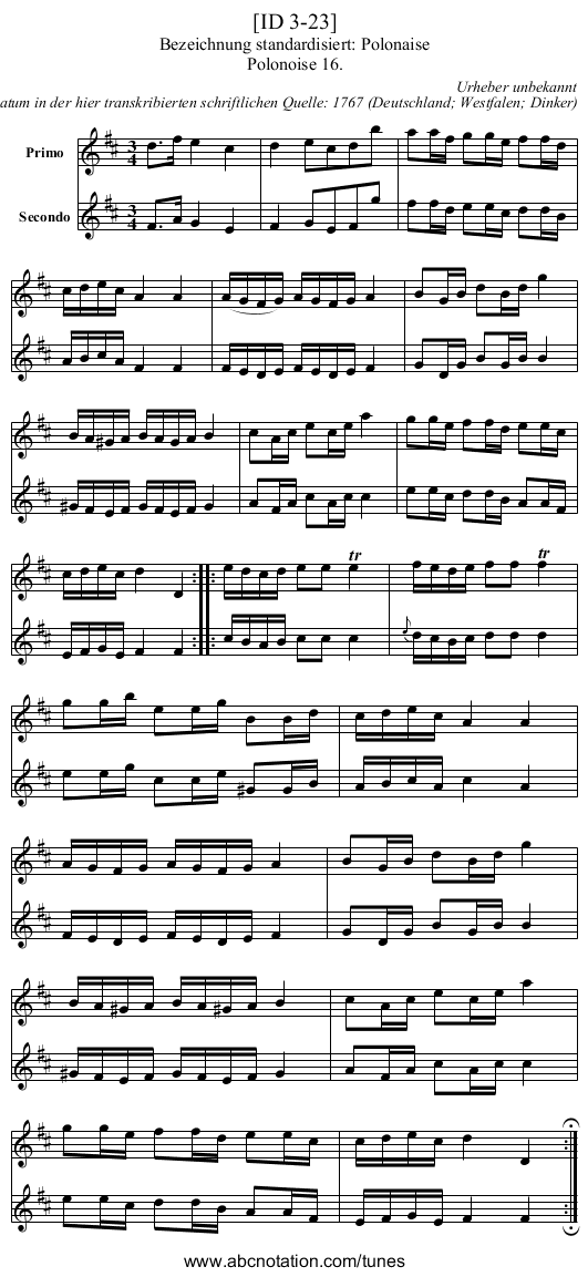 [ID 3-23] - staff notation