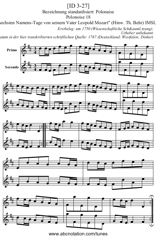 [ID 3-27] - staff notation