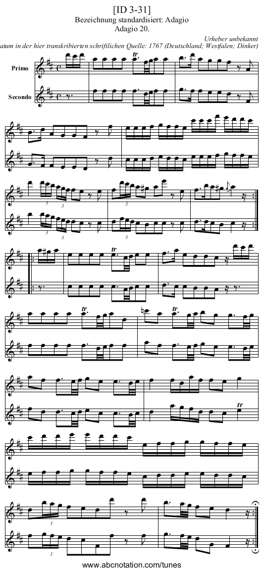 [ID 3-31] - staff notation