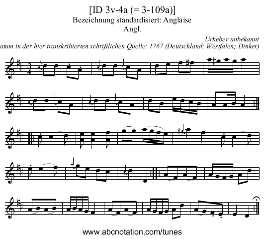 [ID 3v-4a (= 3-109a)] - staff notation