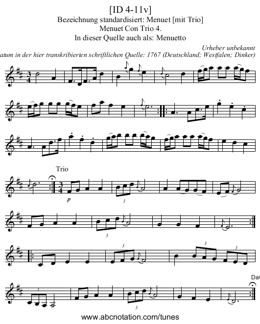 [ID 4-11v] - staff notation