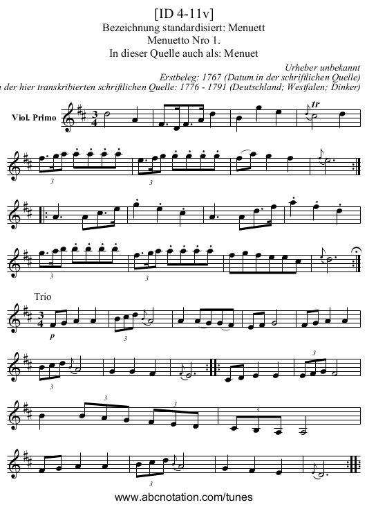 [ID 4-11v] - staff notation