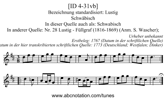 [ID 4-31vb] - staff notation