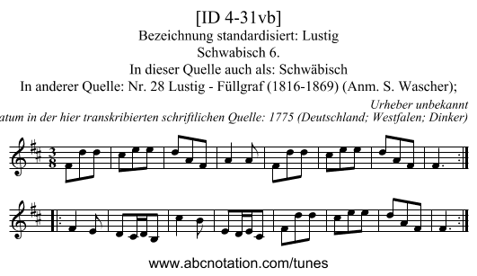[ID 4-31vb] - staff notation