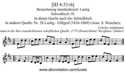 [ID 4-31vb] - staff notation