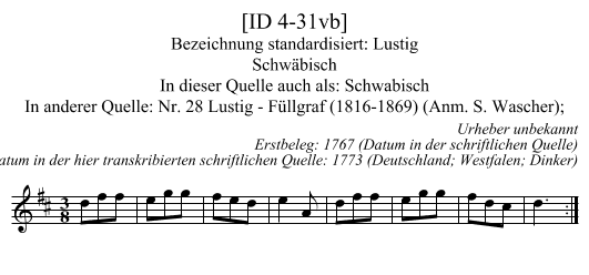 [ID 4-31vb] - staff notation