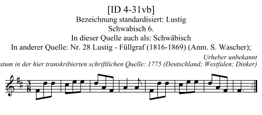 [ID 4-31vb] - staff notation