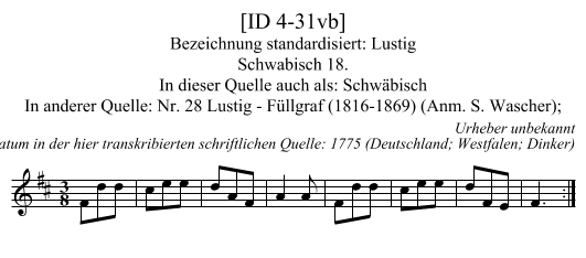 [ID 4-31vb] - staff notation