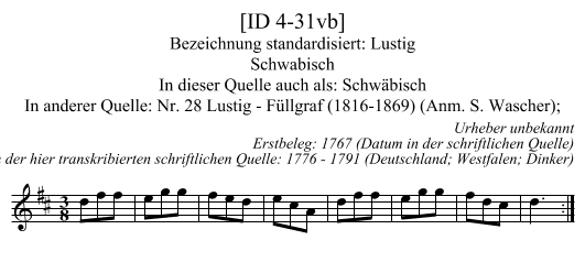 [ID 4-31vb] - staff notation