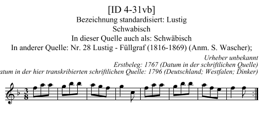 [ID 4-31vb] - staff notation