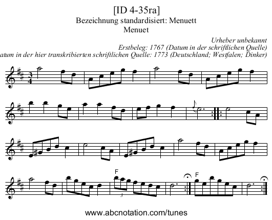 [ID 4-35ra] - staff notation
