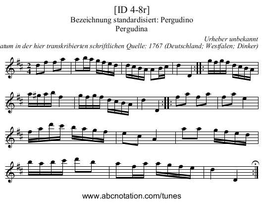 [ID 4-8r] - staff notation