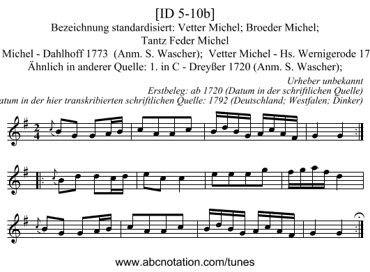 [ID 5-10b] - staff notation