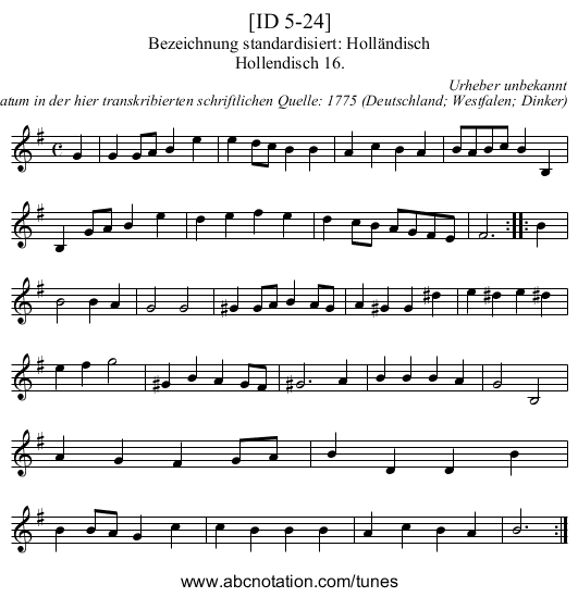 [ID 5-24] - staff notation