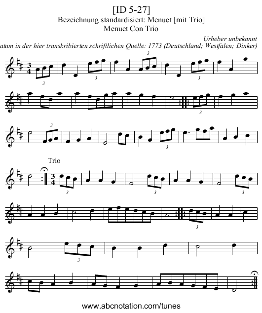 [ID 5-27] - staff notation