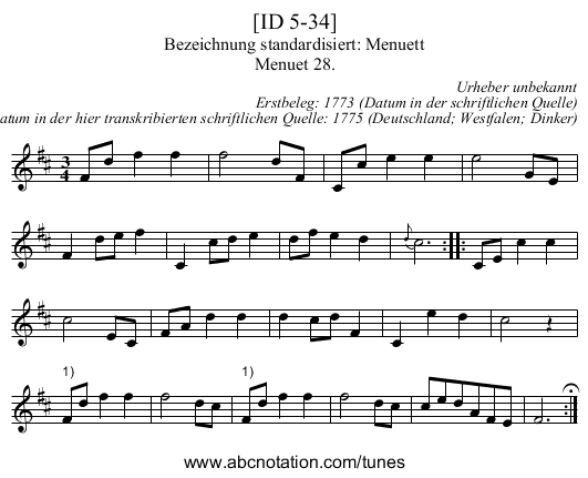 [ID 5-34] - staff notation