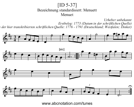 [ID 5-37] - staff notation