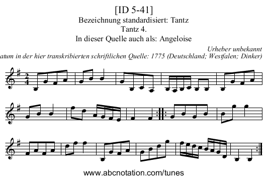 [ID 5-41] - staff notation