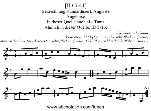 [ID 5-41] - staff notation