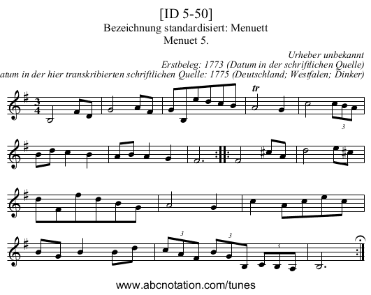 [ID 5-50] - staff notation