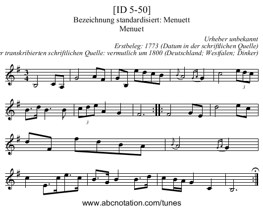 [ID 5-50] - staff notation