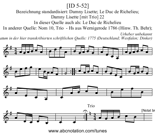 [ID 5-52] - staff notation