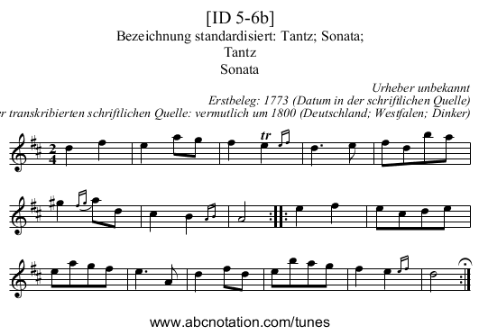 [ID 5-6b] - staff notation